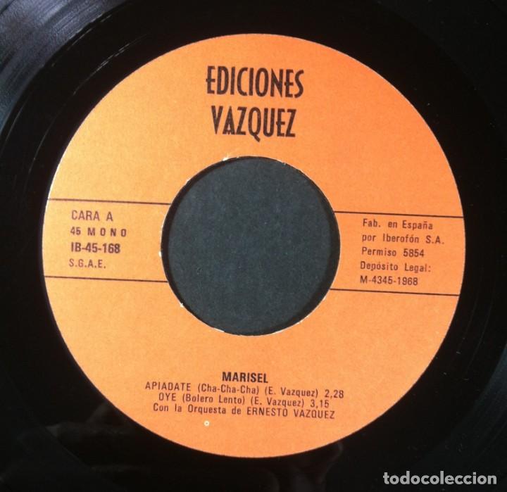 Discos de vinilo: MARISEL - Apiadate - EP PROMOCIONAL CON HOJA - EDICIONES VAZQUEZ - Foto 4