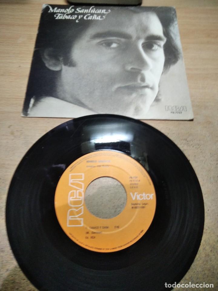 Discos de vinilo: MANOLO SANLUCAR - TABACO Y CA&Ntilde;A / MARE - SINGLE 1981 - Foto 1