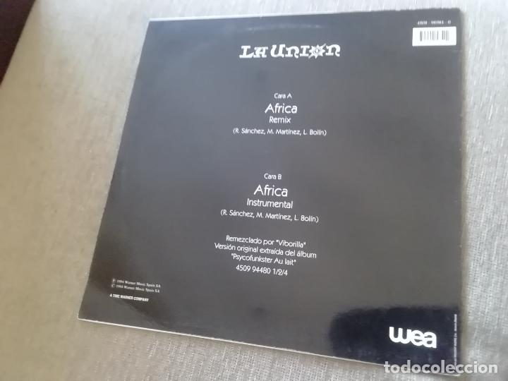 Discos de vinilo: La uni&oacute;n-&Aacute;frica. Maxi - Foto 2