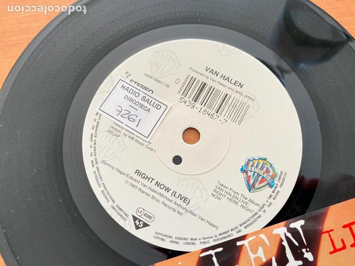 Discos de vinilo: VAN HALEN LIVE (DREAMS) SINGLE 1993 (EPI22) - Foto 2