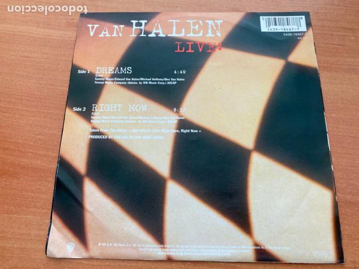 Discos de vinilo: VAN HALEN LIVE (DREAMS) SINGLE 1993 (EPI22) - Foto 3