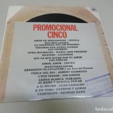 Discos de vinilo: PROMOCIONAL CINCO CBS (LP) (VER FOTO CONTENIDO COMPLETO) AÑO 1978 - PROMOCIONAL