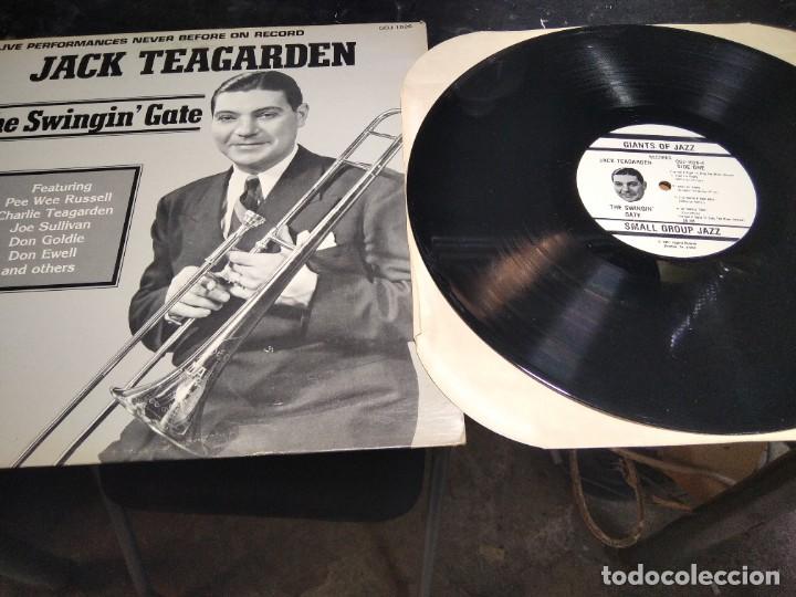 Discos de vinilo: JACK TEAGARDEN - THE SWINGIN GATE- LP 1981 - Foto 1