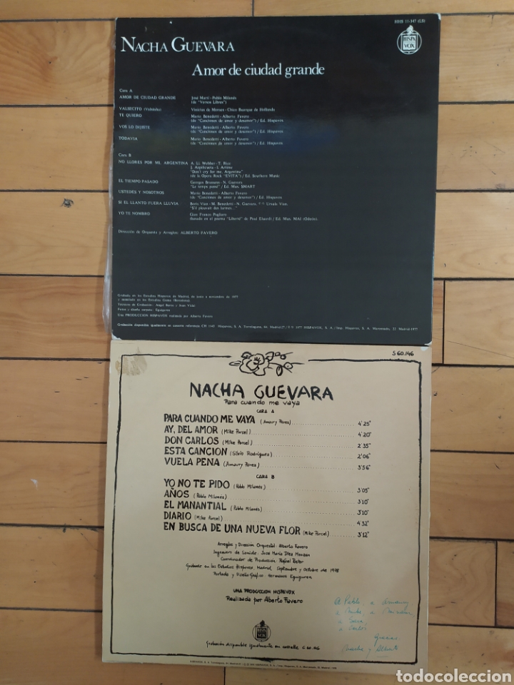Discos de vinilo: Lote LPs Nacha Guevara - Foto 2