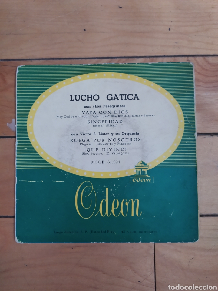 Discos de vinilo: EP Lucho Gatica - Foto 1