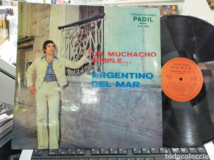 Disques de vinyle: Argentino del mar lp un muchacho simple argentina 1978