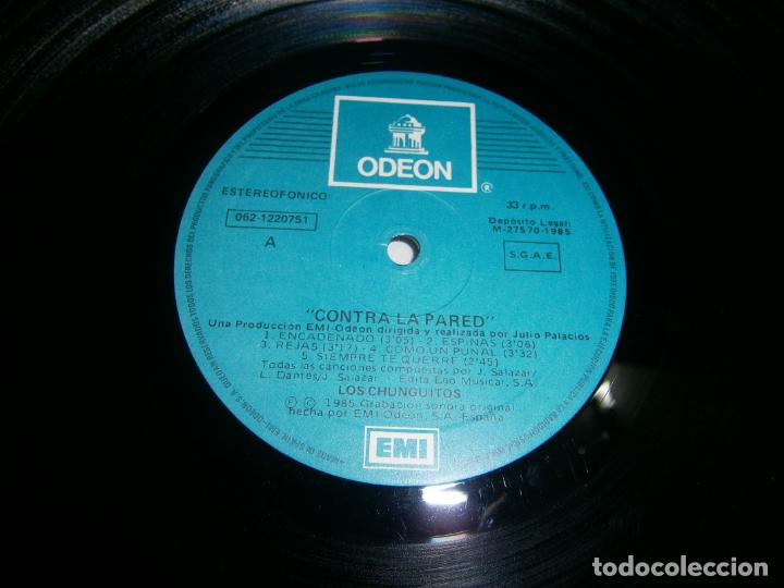 Discos de vinilo: ANTIGUO LP - LOS CHUNGUITOS (CONTRA LA PARED) - Foto 2
