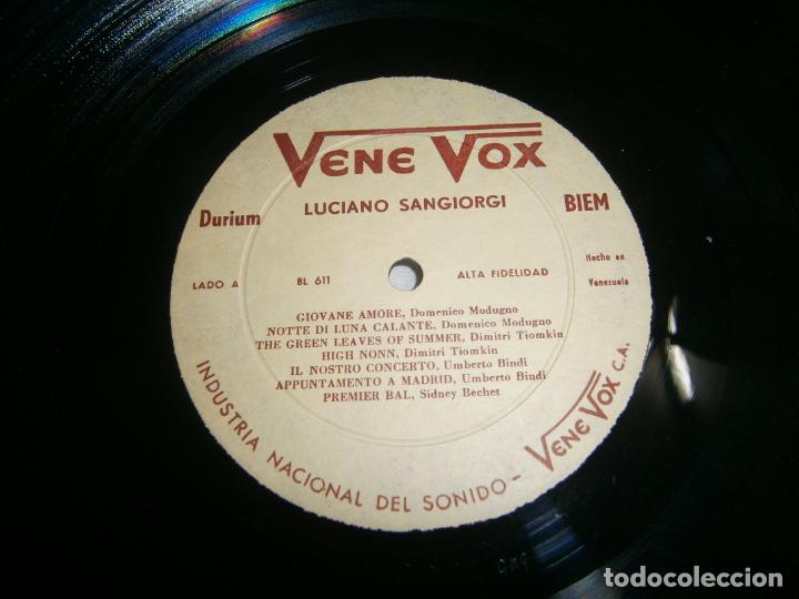Discos de vinilo: ANTIGUO LP - LUCIANO SANGIORGI - Foto 2