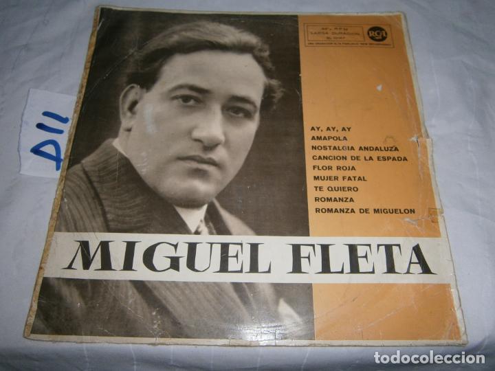 Discos de vinilo: ANTIGUO LP - MIGUEL FLETA - Foto 1