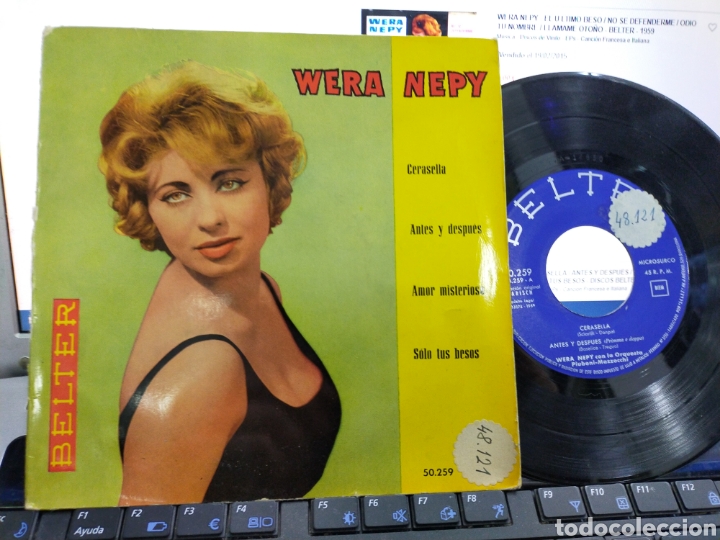 Discos de vinilo: Wera nepy EP cerasella + 3 Espa&ntilde;a 1959
