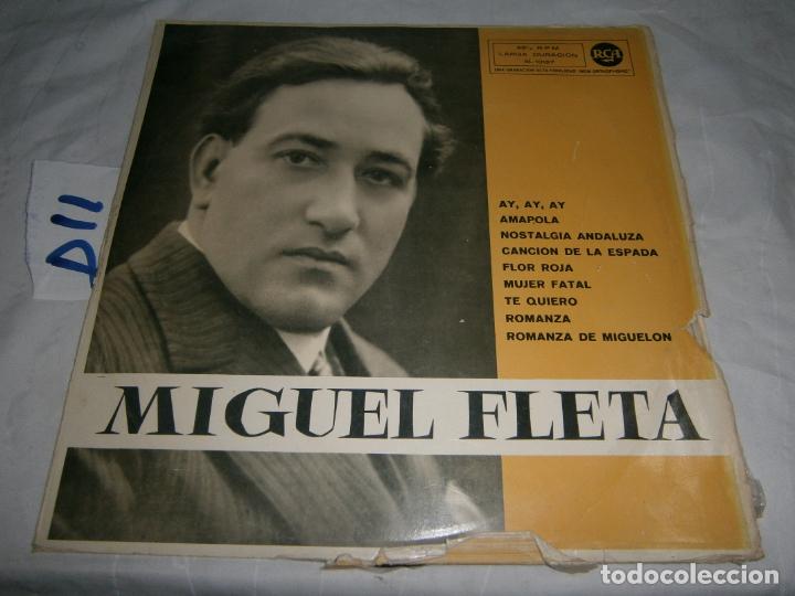Discos de vinilo: ANTIGUO LP - MIGUEL FLETA - Foto 1