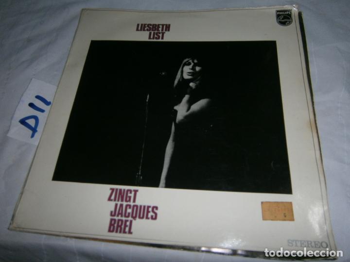 Discos de vinilo: ANTIGUO LP - ZINGT JAQUES BREL - Foto 1