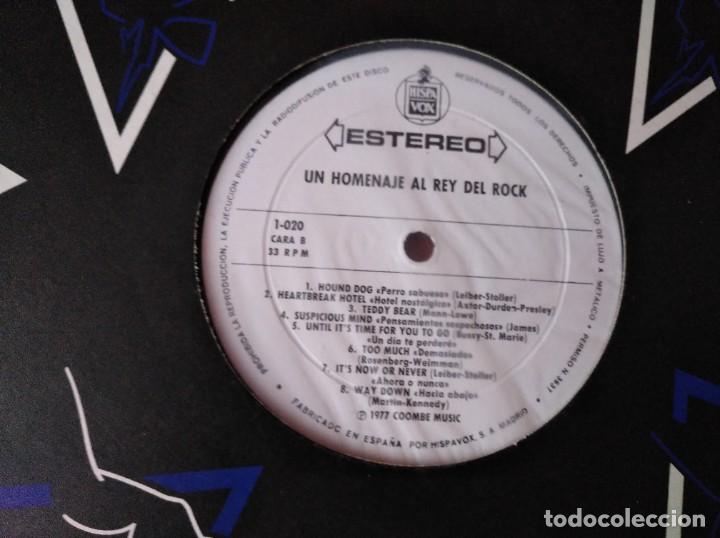 Discos de vinilo: UN HOMENAJE AL REY DEL ROCK - LP - Foto 1