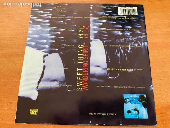 Discos de vinilo: MICK JAGGER (SWEET THING) SINGLE 1992 (EPI22) - Foto 3
