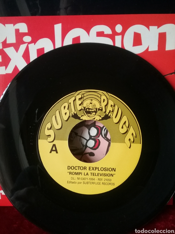Discos de vinilo: Dr. EXPLOSION 1994 7&rdquo; Subterfudge Records - Foto 3