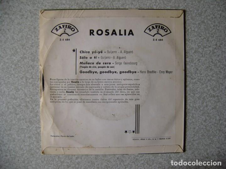 Discos de vinilo: ROSALIA.CHICA YE-YE..+ 3 - Foto 2