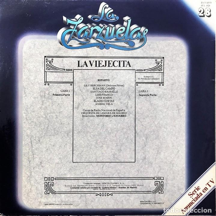 Discos de vinilo: LA ZARZUELA - ZACOSA - DISCO 28 - Foto 2