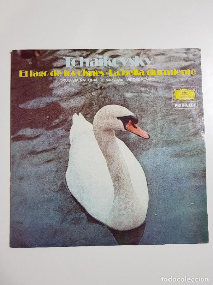 Discos de vinilo: DISCO DE VINILO. TCHAIKOVSKY. EL LAGO DE LOS CISNES. LA BELLA DURMIENTE - Foto 1