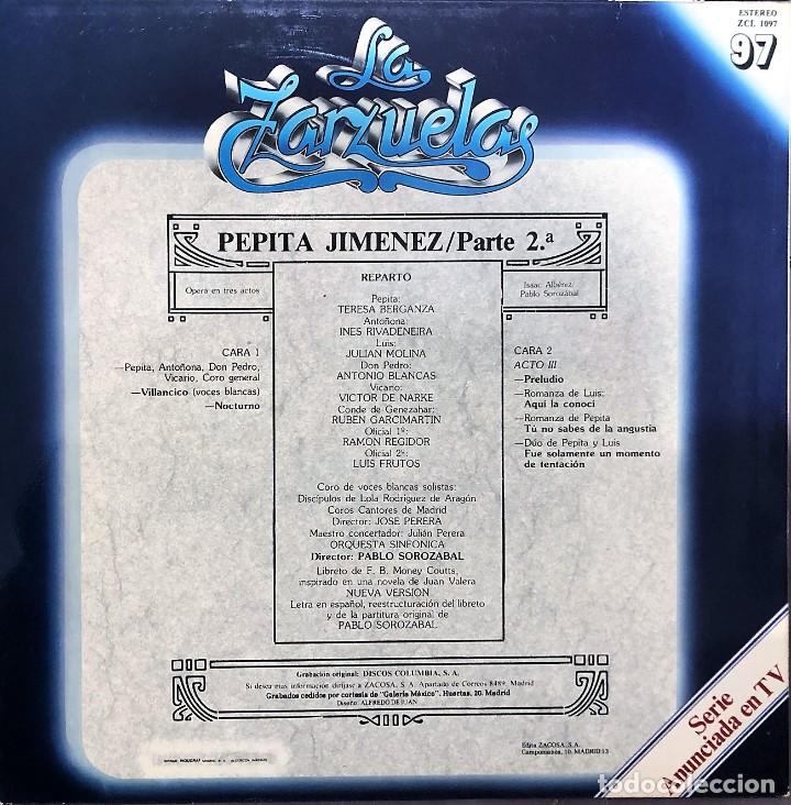 Discos de vinilo: LA ZARZUELA - ZACOSA - DISCO 97 - Foto 2