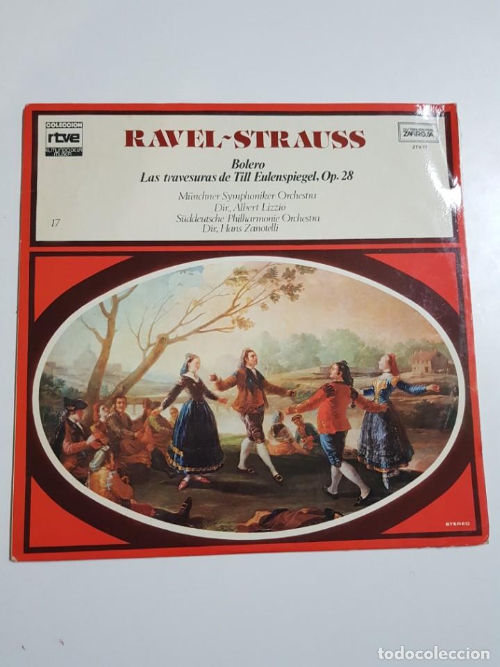 Discos de vinilo: Ravel Strauss Las Travesuras de Till Eulenspiegel 1977 Disco de Vinilo LP