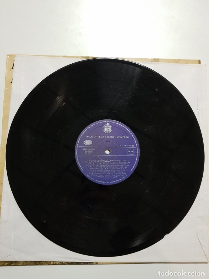 Discos de vinilo: Paco Ortega e Isabel Montero Hispavox 1988 Disco de Vinilo LP - Foto 4