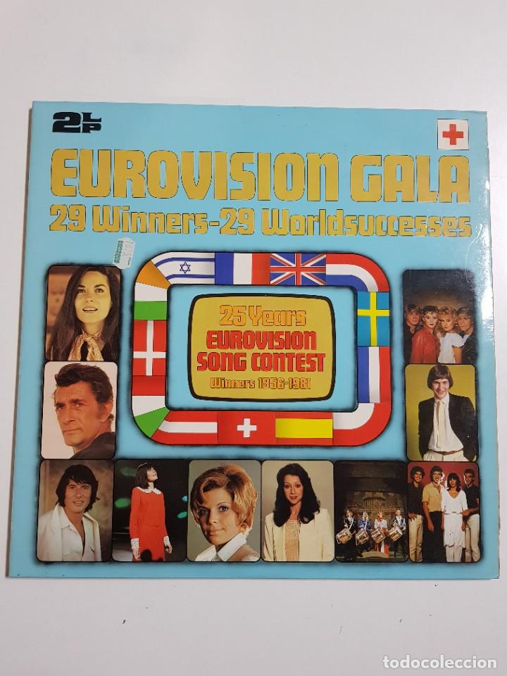 Discos de vinilo: DISCO DE VINILO. EUROVISION GALA. 25 AÑOS DE CONCURSO. GANADORES 1956-1981