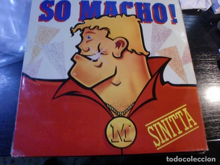Discos de vinilo: SINITTA - SO MACHO MAXI SINGLE SPAIN 1986 - Foto 1