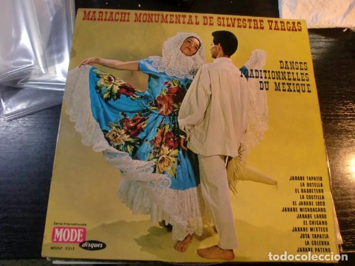 Disques de vinyle: MARIACHI MONOMENTAL DE SILVESTRE VARGAS - DANSES TRADICIONNELLES DU MEXIQUE LP FRANCIA 1963
