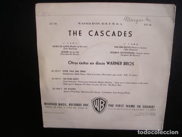 Discos de vinilo: THE CASCADES- RITMO DE LA LLUVIA. EP. - Foto 2