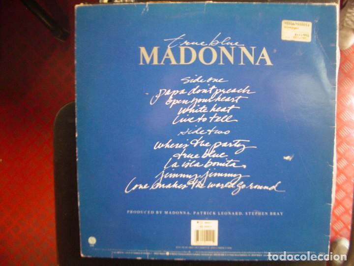 Discos de vinilo: MADONNA- TRUE BLUE. LP. - Foto 2