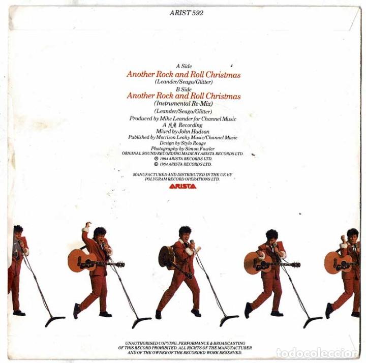 Discos de vinilo: Gary Glitter - Another Rock and Roll Christmas. Single - Foto 2