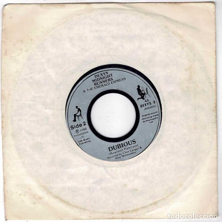 Discos de vinilo: Dexys Midnight Runners & The Emerald Express - Come on Eileen / Dubious. Single - Foto 2