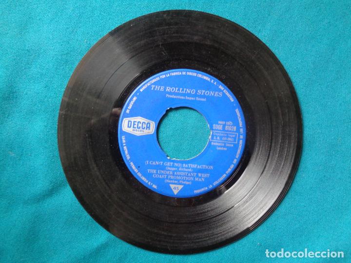 Discos de vinilo: THE ROLLING STONES, SATISFACTI&Oacute;N. 1965 - Foto 4