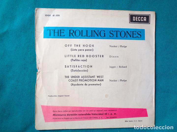 Discos de vinilo: THE ROLLING STONES, SATISFACTI&Oacute;N. 1965 - Foto 6