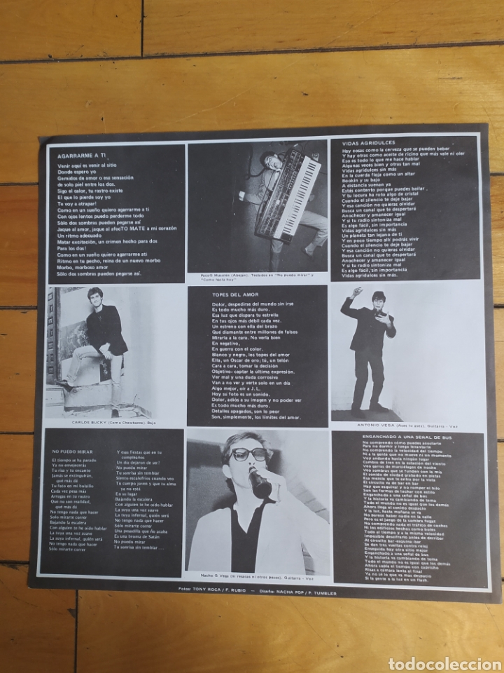 Discos de vinilo: LP Nacha Pop - Foto 3