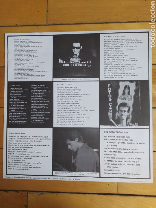 Discos de vinilo: LP Nacha Pop - Foto 4