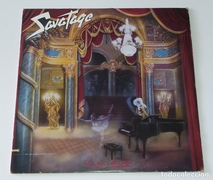 Discos de vinilo: LP SAVATAGE - GUTTER BALLET - Foto 1