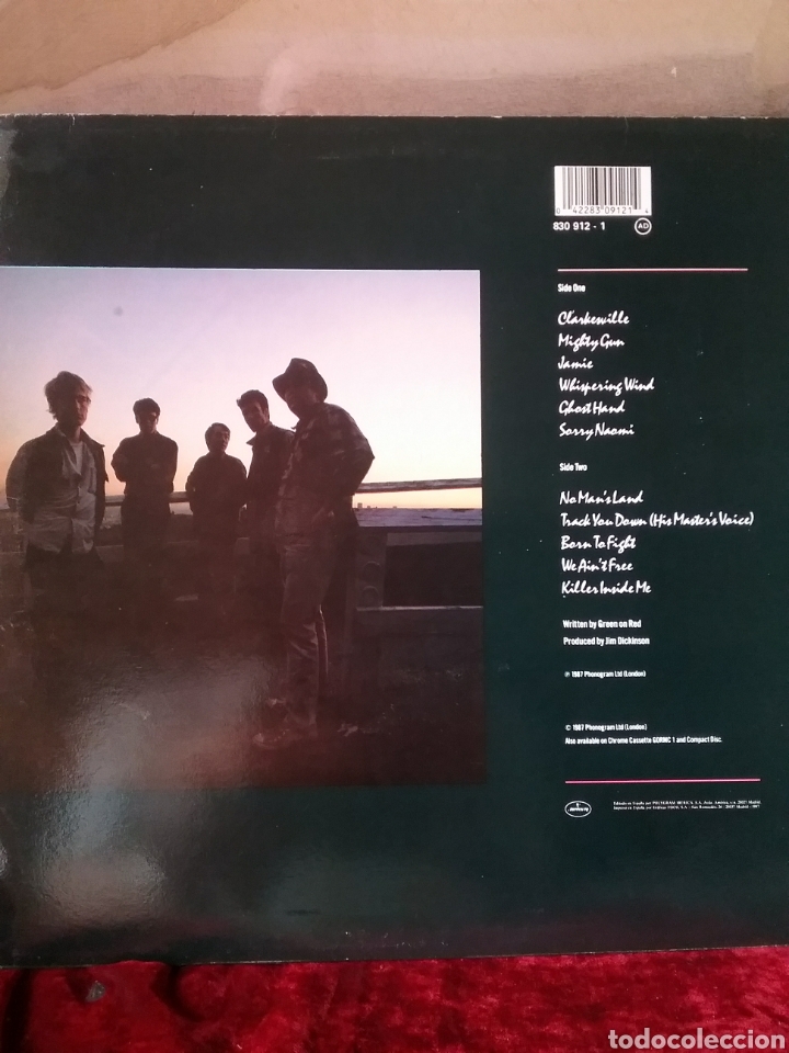 Discos de vinilo: GREEN ON RED 1987 Mercury Phonogram Polygram Spain - Foto 2