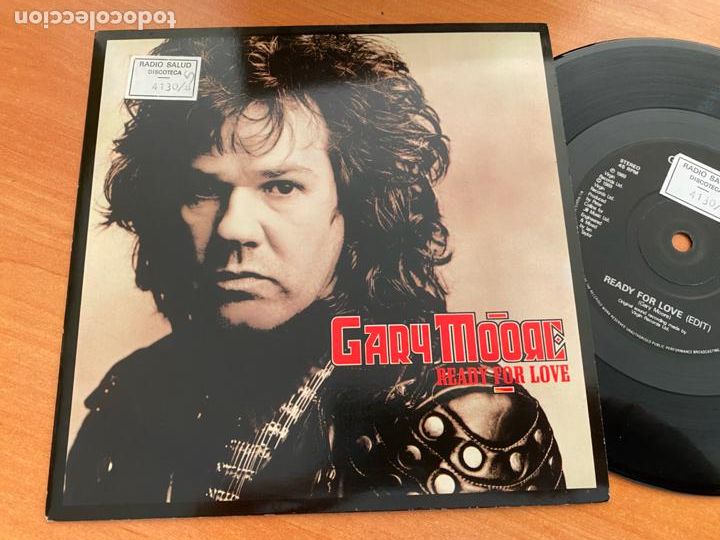 Discos de vinilo: GARY MOORE (READY FOR LOVE) SINGLE 1989 (EPI23) - Foto 1