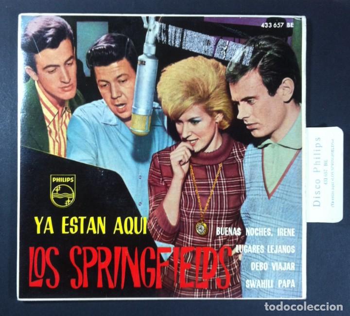 Discos de vinilo: THE SPRINGFIELDS - Ya estan aqui - EP 1963 - PHILIPS - Foto 1