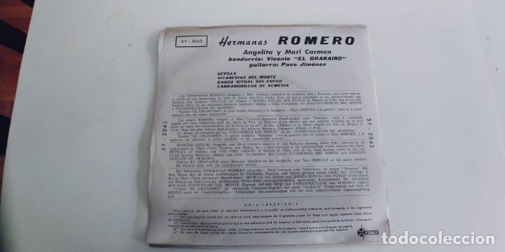 Discos de vinilo: HERMANAS ROMERO-EP SEVILLA +3 - Foto 2