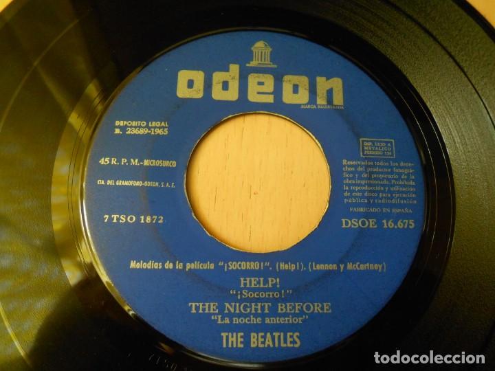 Discos de vinilo: BEATLES, THE, EP, HELP ! + 3, A&Ntilde;O 1965, ODEON DSOE 16.675 - Foto 3