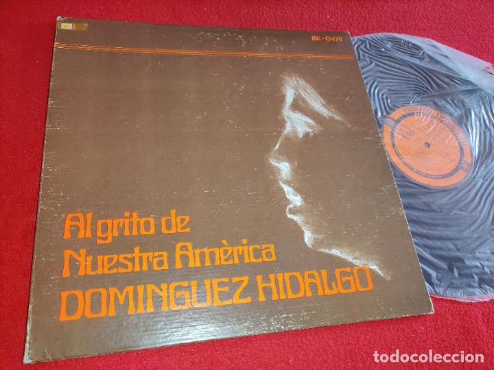 Disques de vinyle: DOMINGUEZ HIDALGO Al grito de nuestra America LP 1974 CBS MEXICO GATEFOLD