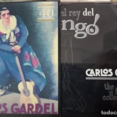 Discos de vinilo: EL REY DEL TANGO - CARLOS GARDEL - THE GOLD COLLECTION - ORIGINAL 40 CANCIONES -. Lote 252012785