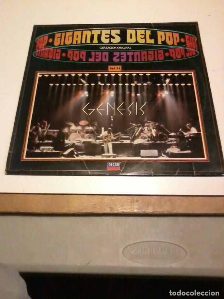 Discos de vinilo: Genesis LP Gigantes del Pop Esp.1981 - Foto 1