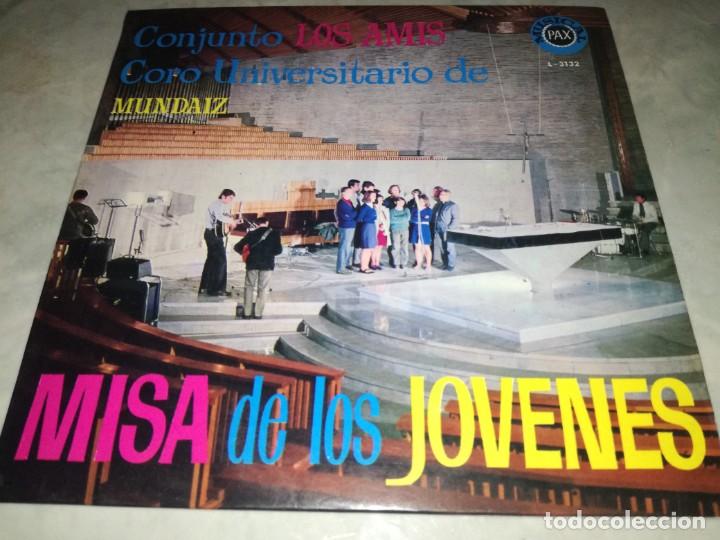 Discos de vinilo: LOS AMIS-MISA DE LOS JOVENES-EXCELENTE ESTADO - Foto 1