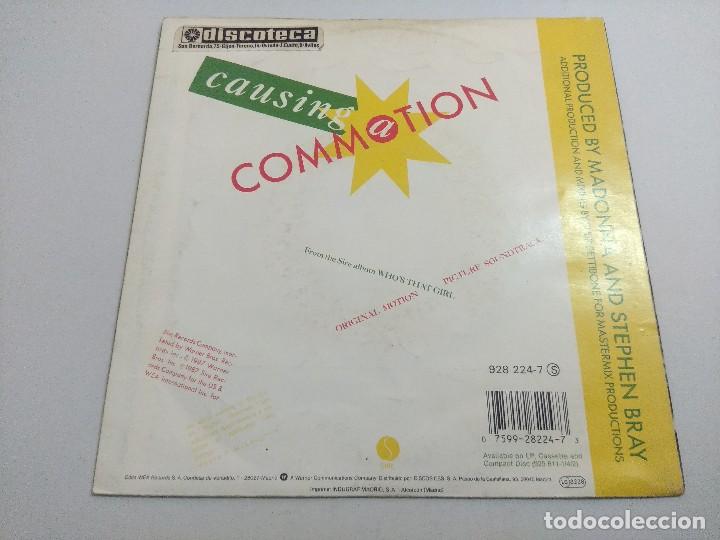 Discos de vinilo: MADONNA/CAUSING A COMMATION/SINGLE. - Foto 3