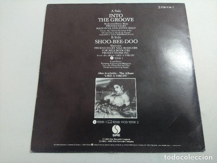 Discos de vinilo: MADONNA/INTO THE GROOVE/SINGLE. - Foto 3