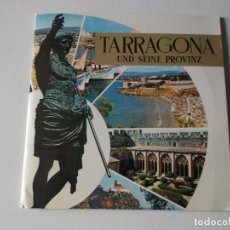 Discos de vinilo: TARRAGONA,UND SEINE PROVINZ,TARRAGONA POR EL SONIDO, LA IMAGEN Y EL COLOR. COMPLETO, PUBLICIDAD. Lote 252123105