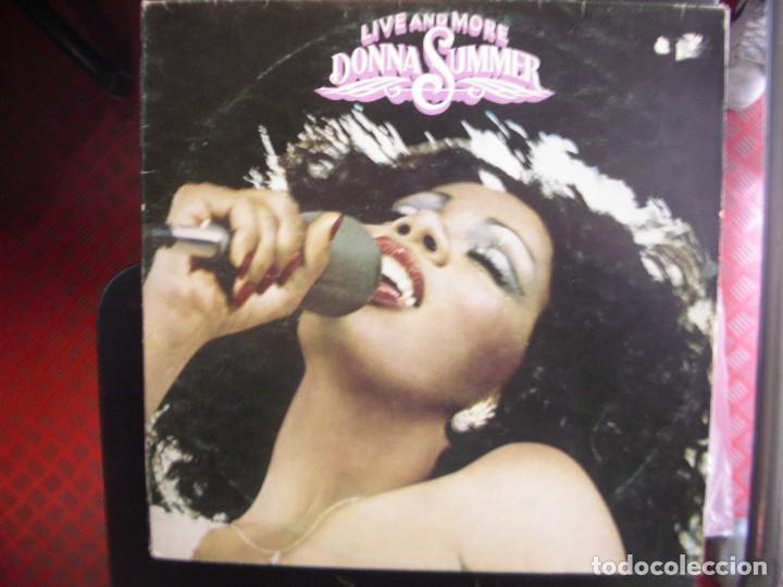 Discos de vinilo: DONNA SUMMER- LIVE AND MORE. LP DOBLE. - Foto 1